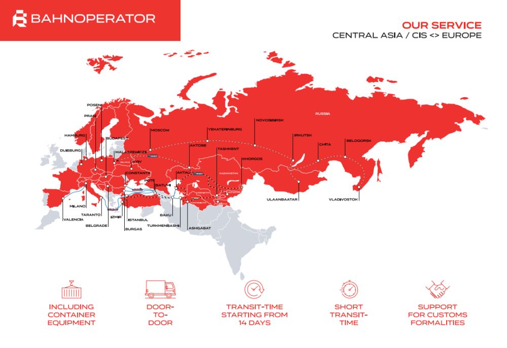 Bahnoperator group establishes Czech arm to broaden Silk Road, Middle Corridor and CIS operations for Czech market.