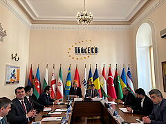 Intermodal Azerbaijan and Kazakhstan discussed the development of the Europe-Caucasus-Asia transport corridor. Azerbaijan and Kazakhstan discussed the development of the Europe-Caucasus-Asia transport corridor.