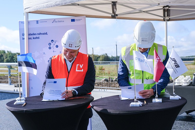 Rail Baltica: Construction of a section with a deep trench has begun in Estonia.