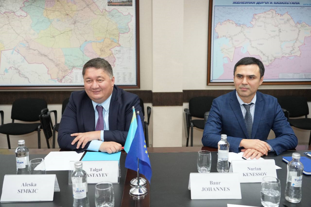Kazakhstan and the EU discussed the development of transport corridors and infrastructure.