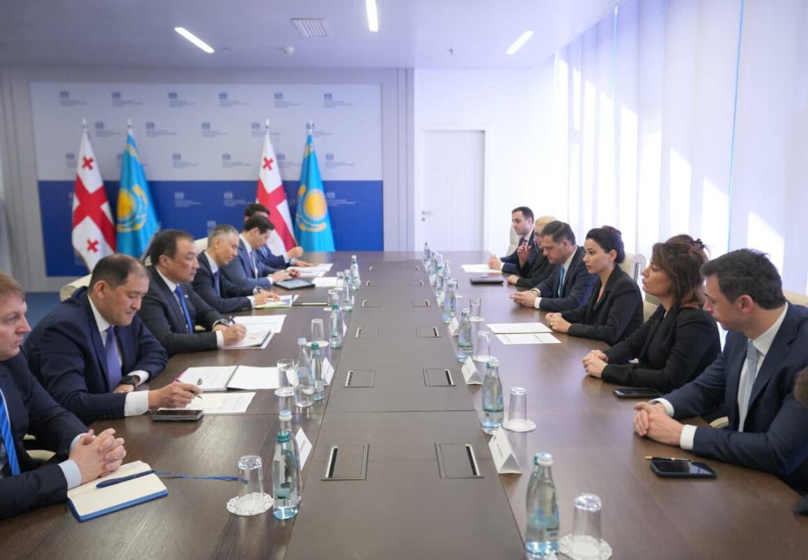 Kazakhstan and Georgia discussed the development of the Middle Corridor and new infrastructure projects.