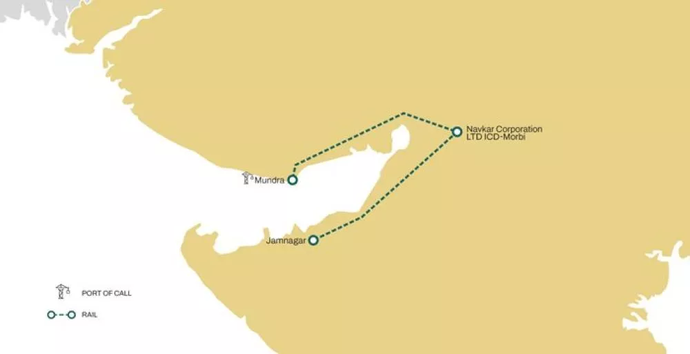 Europe MEDLOG India launches Jamnagar–Mundra block train service. MEDLOG India launches Jamnagar–Mundra block train service.